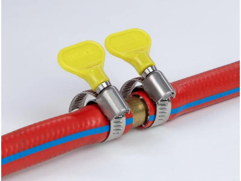 Delock Schlauchschellen-Set 60-80 mm, Gelb 10 Stück Delock Schlauchschellen-Set 60-80 mm, Gelb 10 Stück
