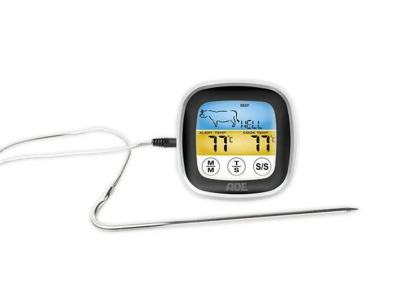 ADE Bratenthermometer BBQ 1600 Schwarzweiss ADE Bratenthermometer BBQ 1600 Schwarzweiss