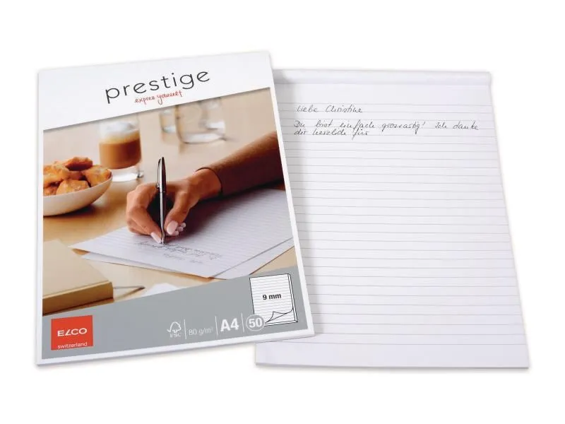 ELCO Notizblock Prestige A4 Liniert, 50 Blatt ELCO Notizblock Prestige A4 Liniert, 50 Blatt