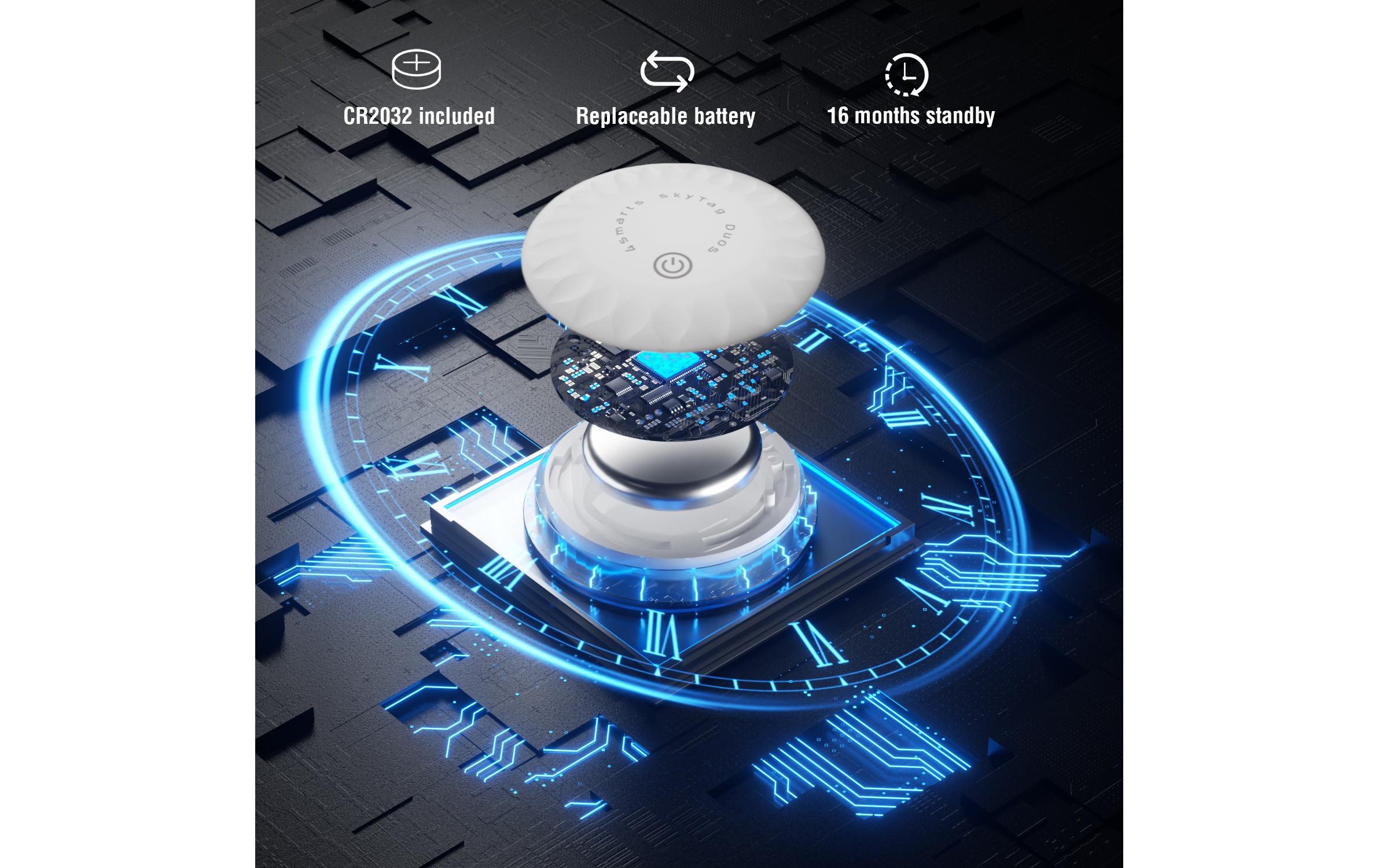 4smarts Finder SkyTag Duos mit Kofferanhänger Schwarz/Weiss 4smarts Finder SkyTag Duos mit Kofferanhänger Schwarz/Weiss
