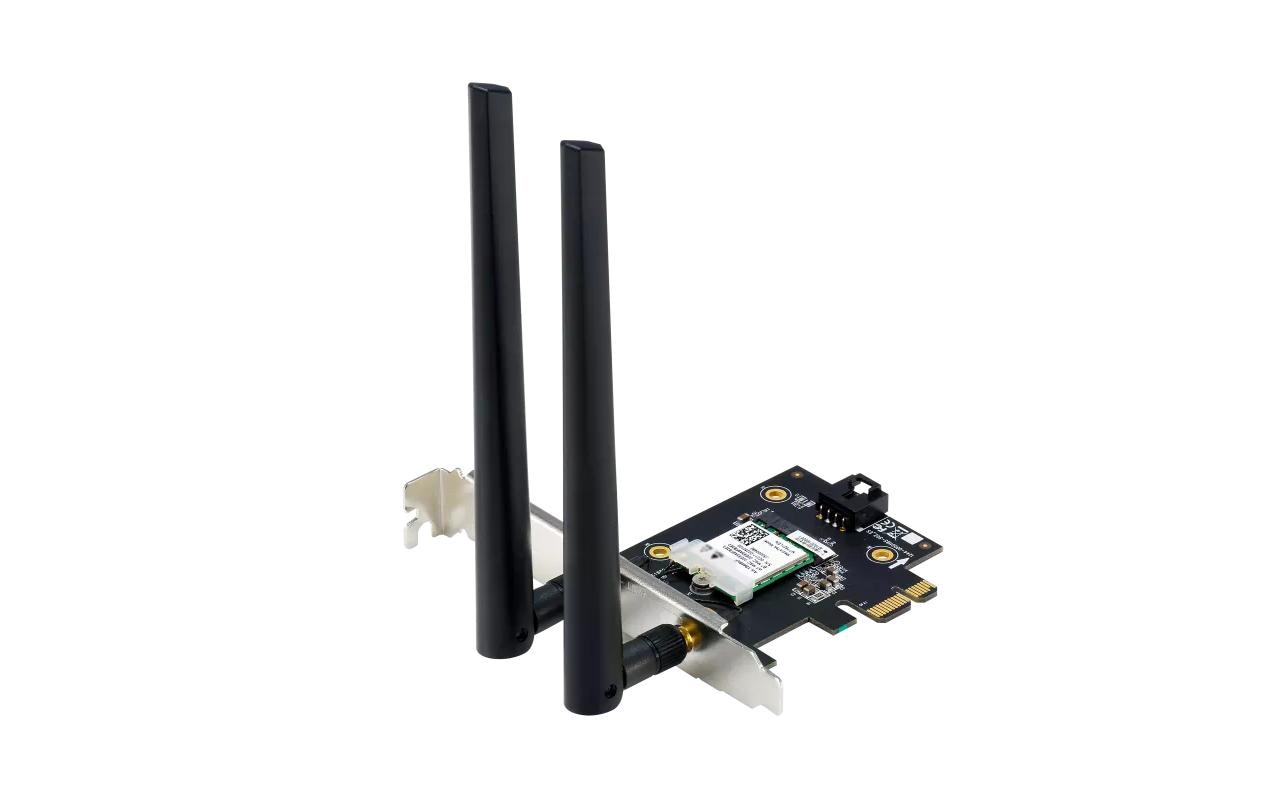 ASUS WLAN-AX PCIe Adapter PCE-AXE5400 WiFi-6E ASUS WLAN-AX PCIe Adapter PCE-AXE5400 WiFi-6E