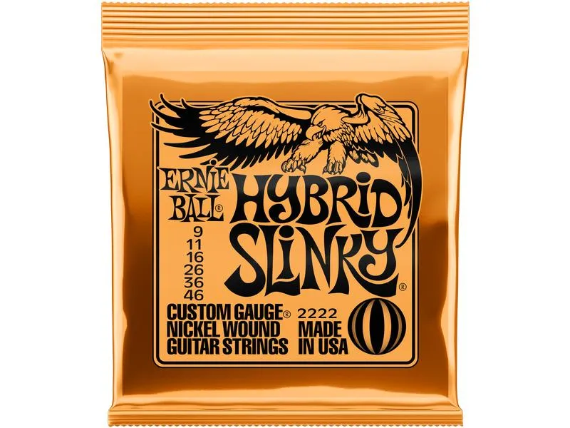 Ernie Ball Gitarrensaiten 2222 Slinky Nickel – Hybrid 09-46 Ernie Ball Gitarrensaiten 2222 Slinky Nickel – Hybrid 09-46