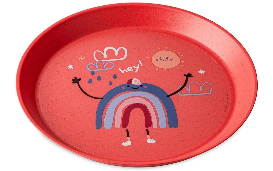 Koziol Kinderteller CONNECT DREAMS coral red 400 ml Koziol Kinderteller CONNECT DREAMS coral red 400 ml