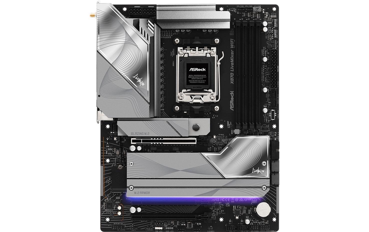 ASRock Mainboard X870 LiveMixer WiFi ASRock Mainboard X870 LiveMixer WiFi