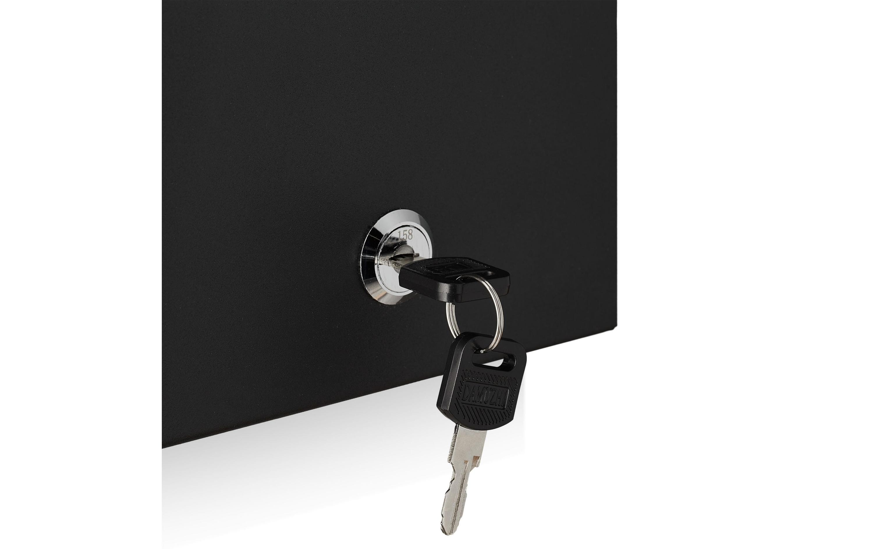 relaxdays Wandascher Schwarz