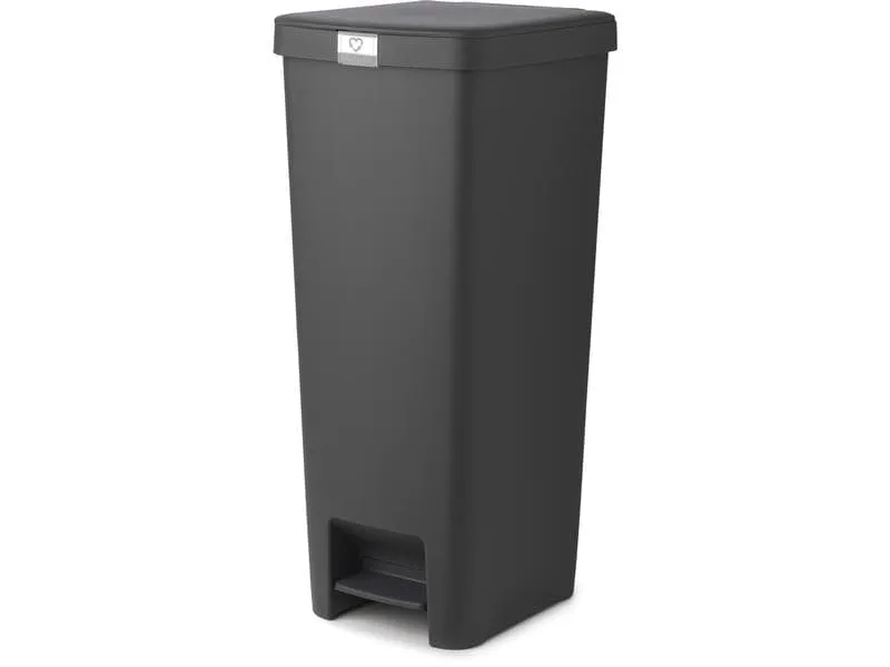 Brabantia Abfalleimer StepUp 40 l, Dunkelgrau