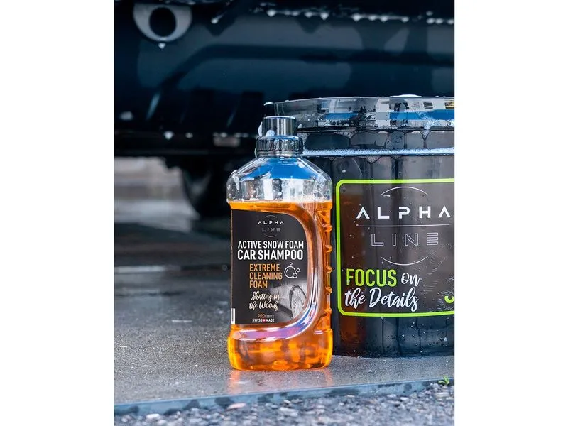 Alpha Line Car Shampoo ActiveSnowFoam, Flasche à 1 Liter Alpha Line Car Shampoo ActiveSnowFoam, Flasche à 1 Liter