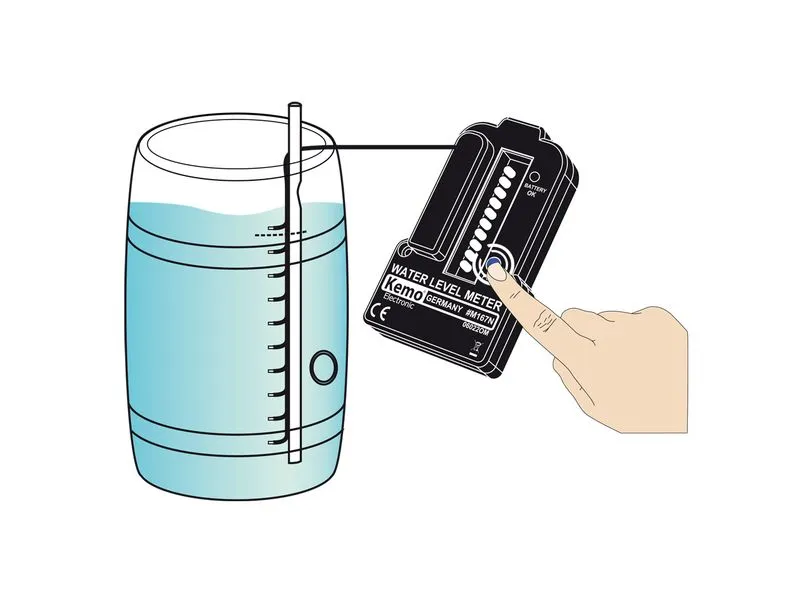 Kemo Füllstandsanzeige für Wassertanks