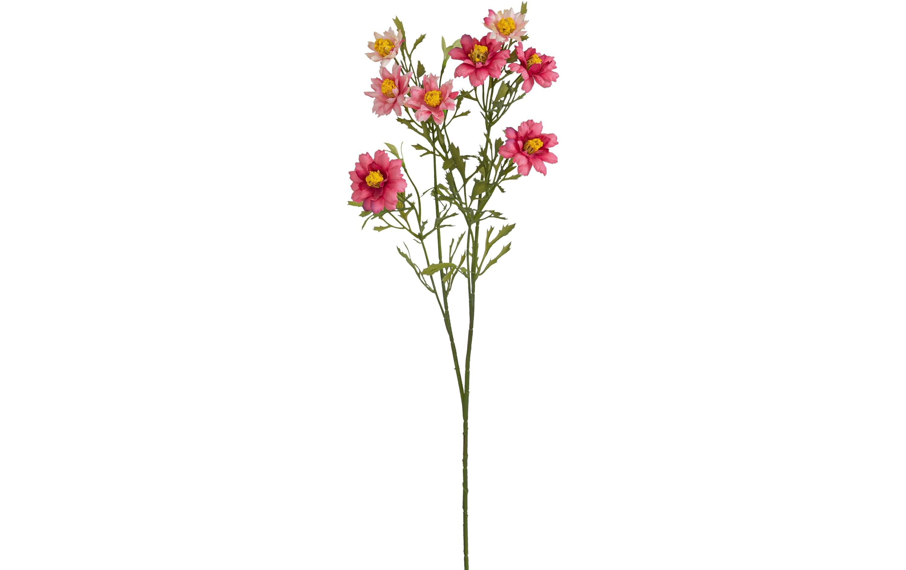 Botanic-Haus Kunstblume Blütenzweig Rosa, 68 cm