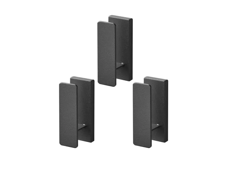 Yamazaki Wandhaken Tower 3er-Set Schwarz Yamazaki Wandhaken Tower 3er-Set Schwarz