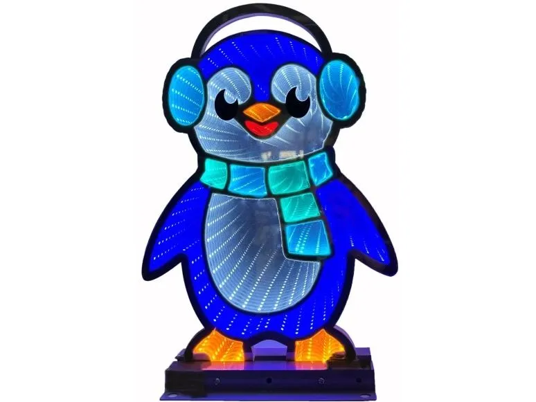 Dameco LED Figur Pinguinmit Infinity Effekt Outdoor Dameco LED Figur Pinguinmit Infinity Effekt Outdoor