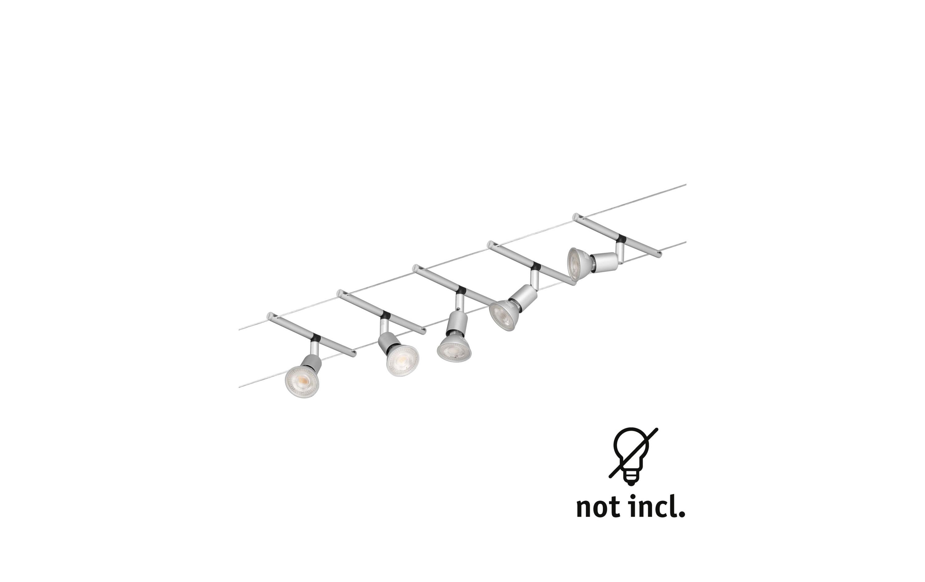 Paulmann Seilsystem Spice SaltLED Basisset GU5.3 max. 5 x 10 W