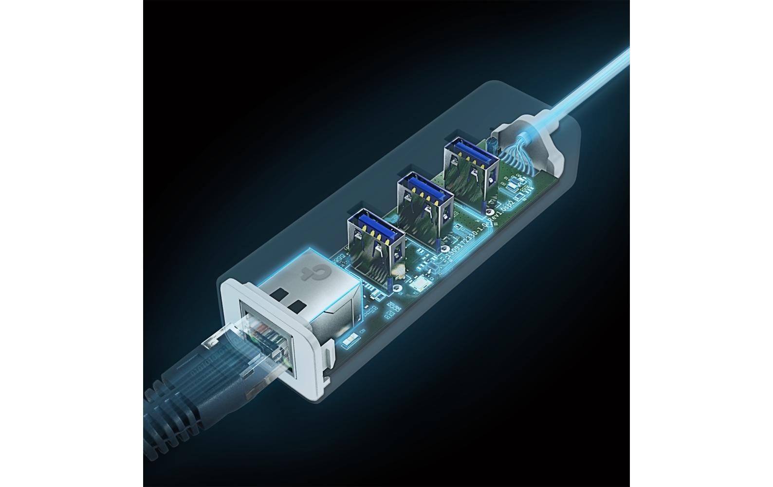 TP-Link Netzwerk-Adapter UE330C USB Typ-C