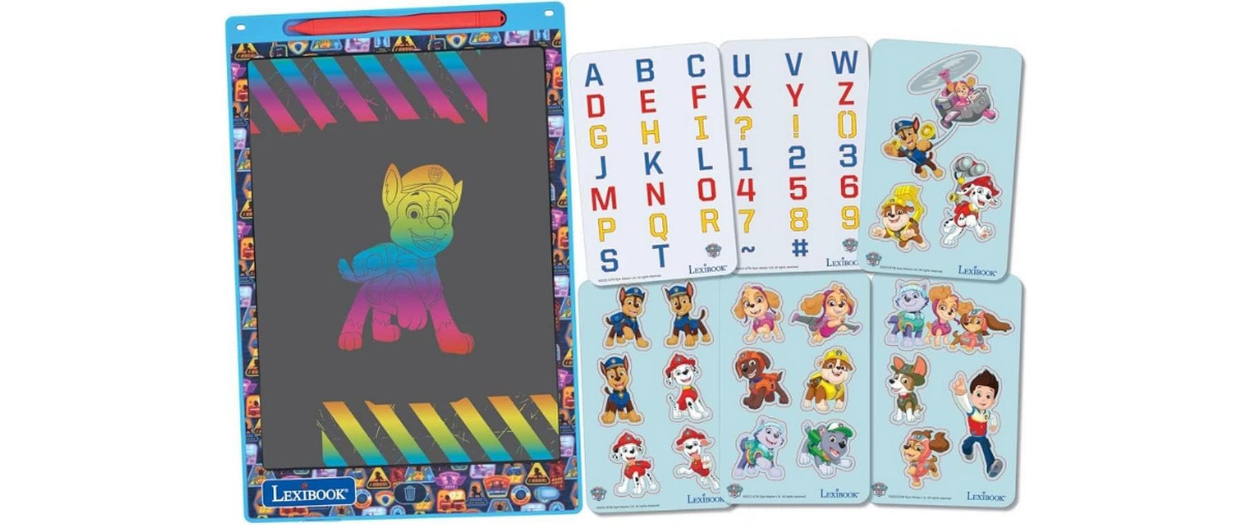 Lexibook Maltafel mit Schablonen Paw Patrol 28 cm