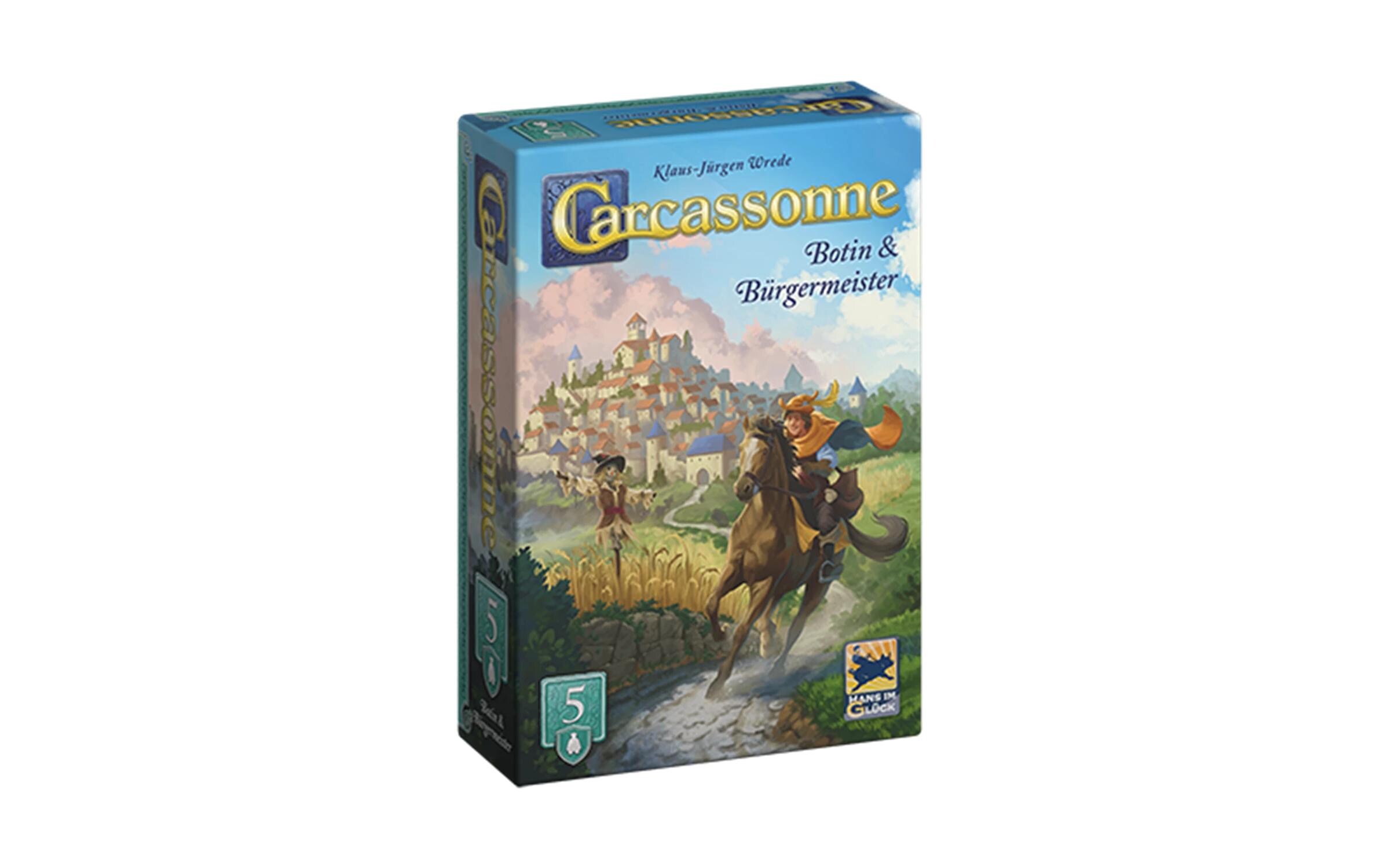 Hans im Glück Familienspiel Carcassonne Botin und Bürgermeister (d) Hans im Glück Familienspiel Carcassonne Botin und Bürgermeister (d)