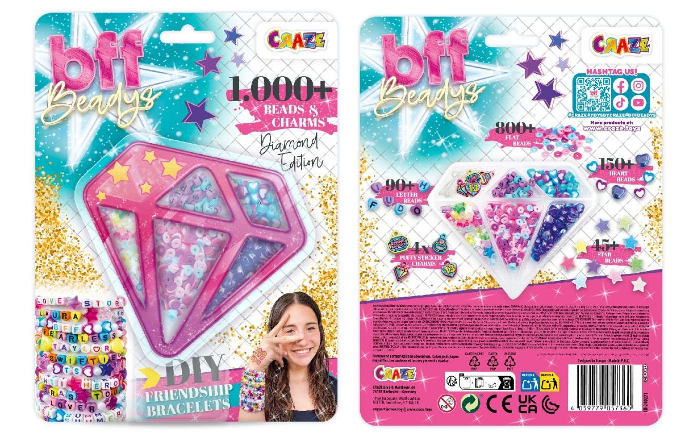 Craze BFF Beadys Blister assortiert