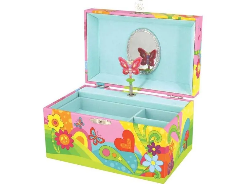 Goki Musikspieldose Schmetterlingswiese Melodie: Over the Rainbow Goki Musikspieldose Schmetterlingswiese Melodie: Over the Rainbow