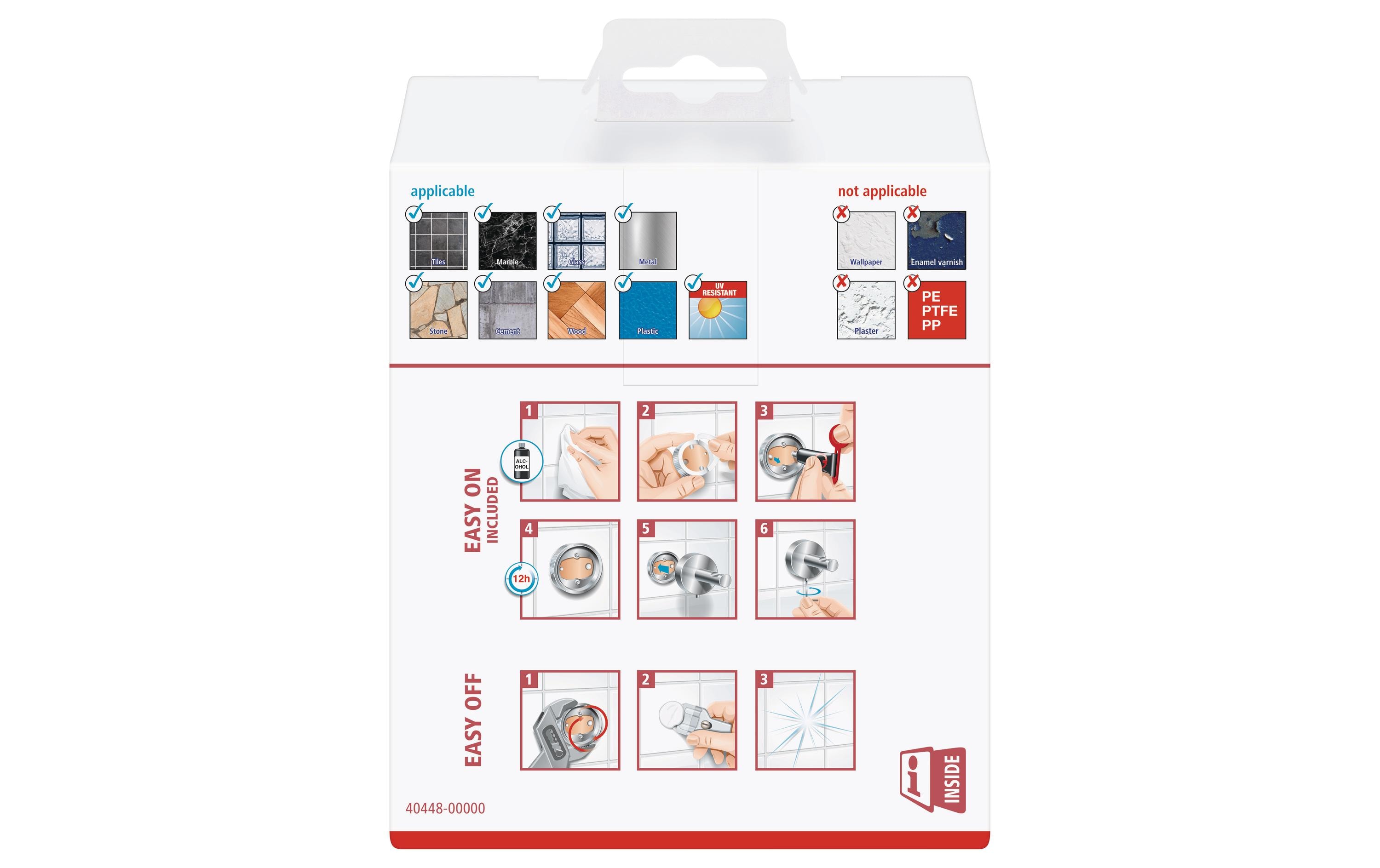 tesa Toilettenpapierhalter Esteetic mit Deckel Silber