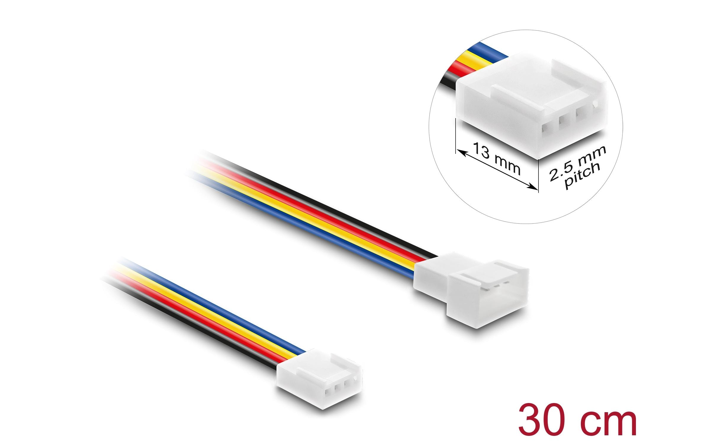 Delock 4Pin PWM für CPU & Gehäuselüfter 30 cm