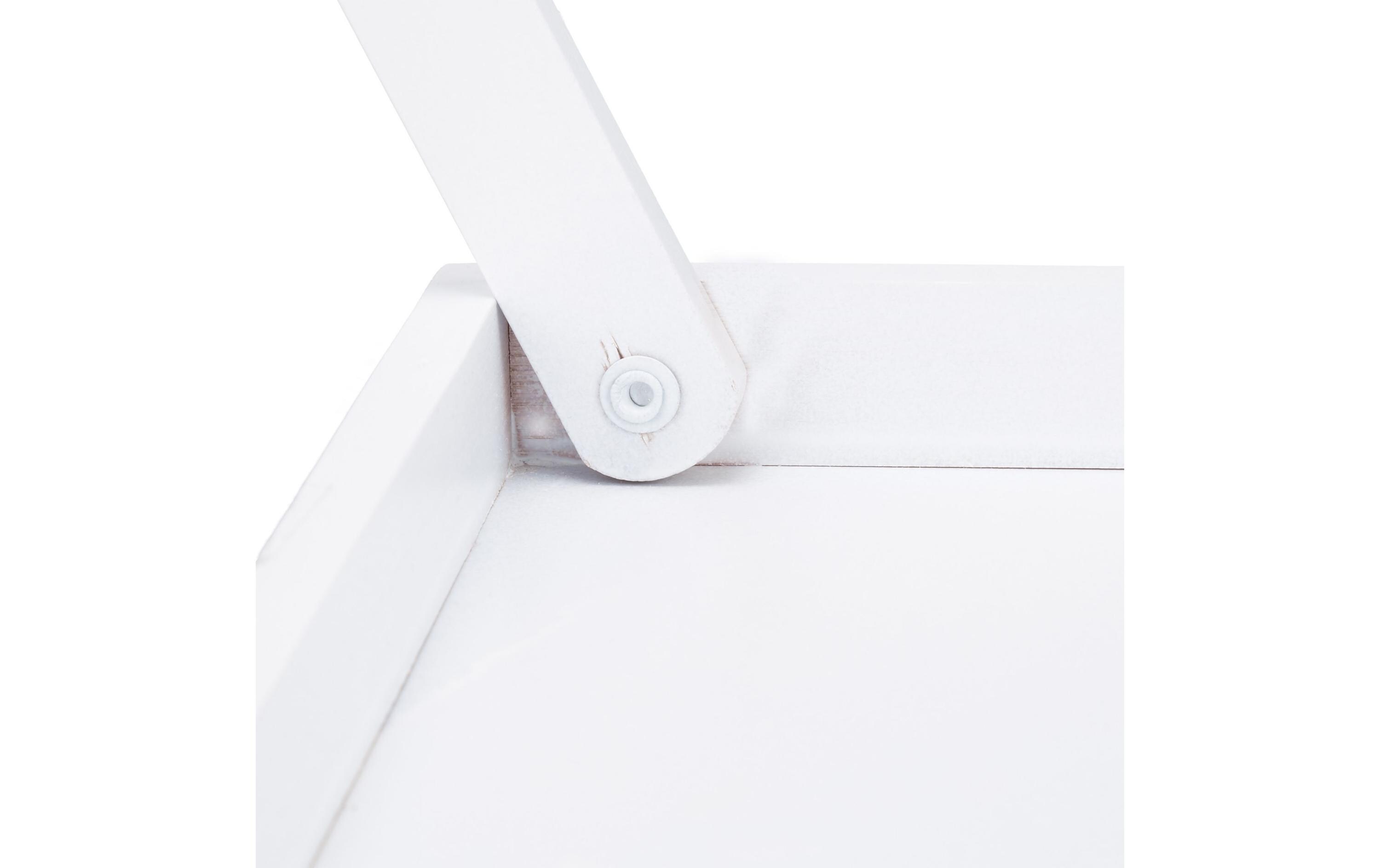 relaxdays Serviertablett Weiss