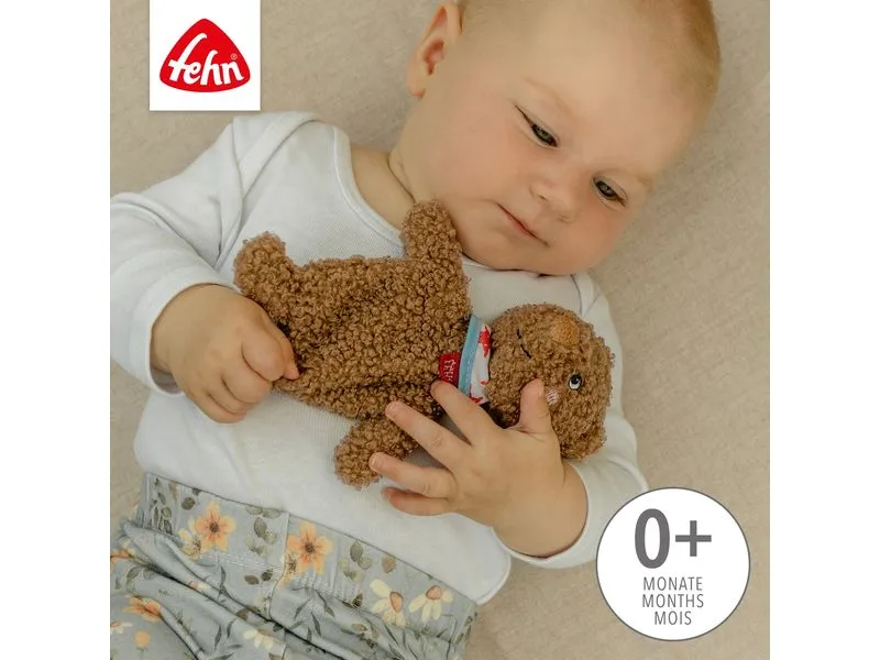 fehn Greifling Knister-Bär, Plüsch / Velours, Braun fehn Greifling Knister-Bär, Plüsch / Velours, Braun