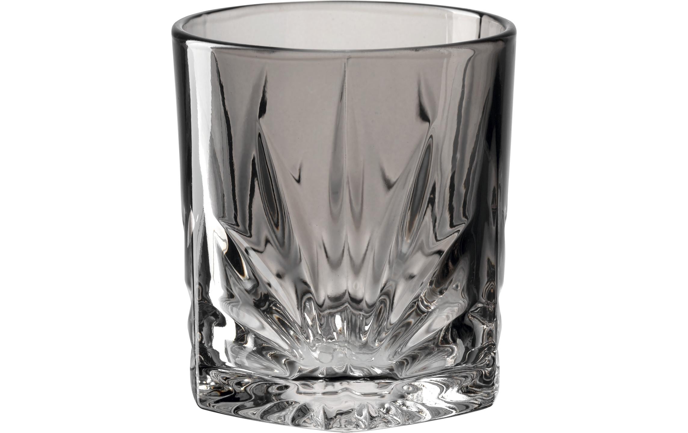 Leonardo Whiskyglas Capri 330 ml, 4 Stück, Grau
