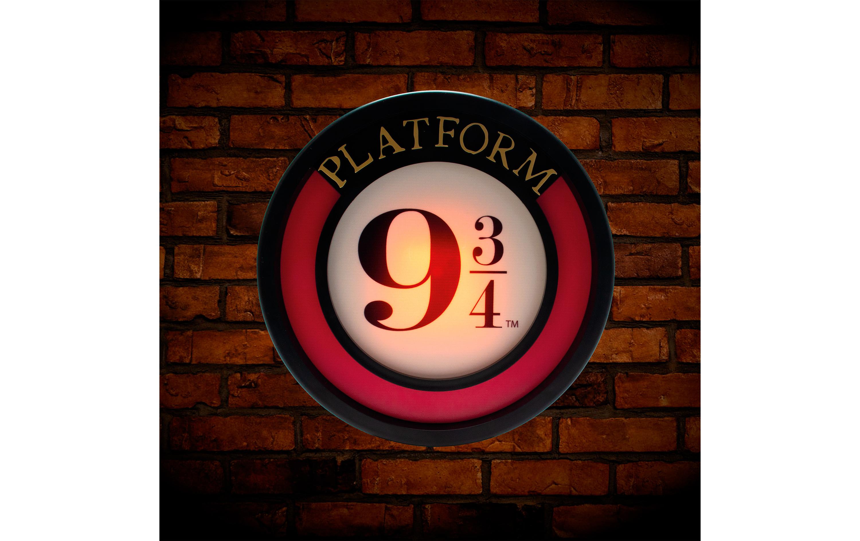 Thumbs Up! Harry Potter Lampe im Design Gleis 9 3/4 Mehrfarbig