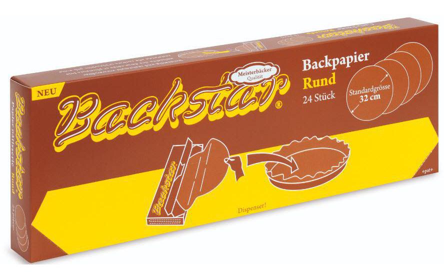 Backstar Backpapier Rund 24 Stück