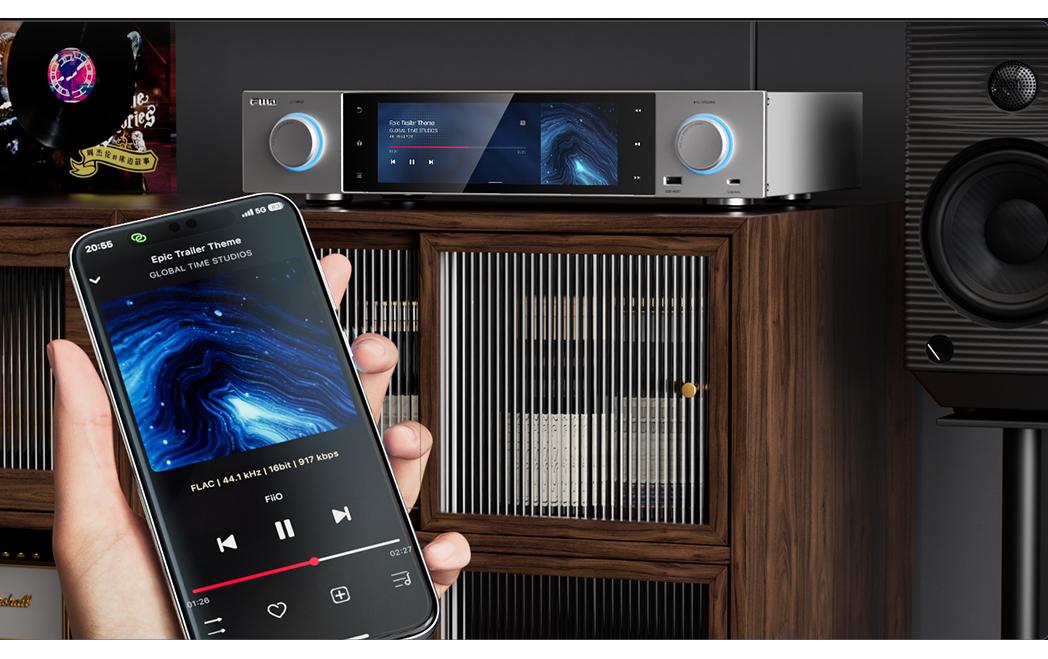 FiiO FiiO S15 Silber HiFi-Musik-Streamer Silber FiiO FiiO S15 Silber HiFi-Musik-Streamer Silber