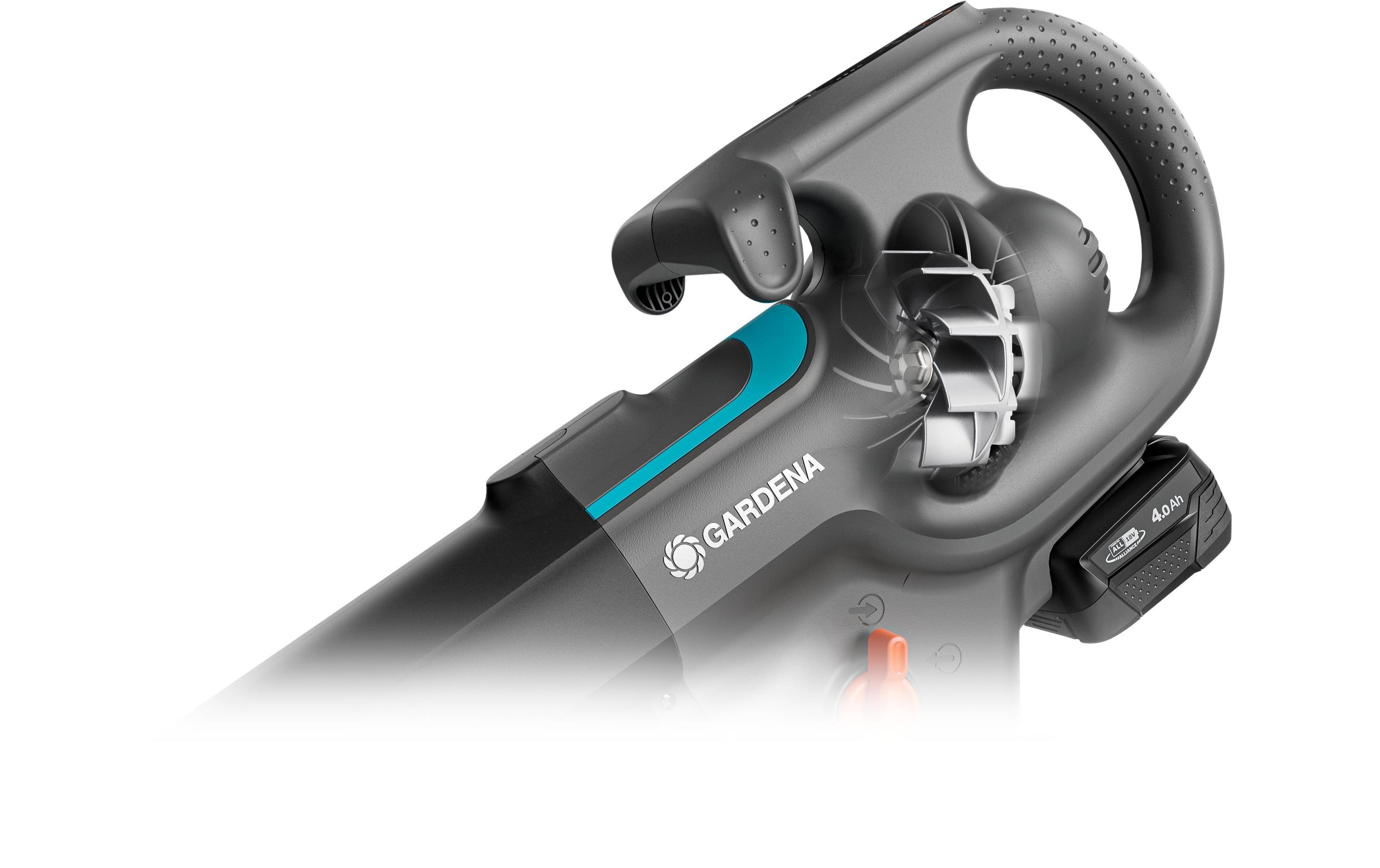 GARDENA Akku-Bläser PowerJet Collect Ready-To-Use
