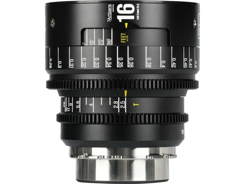 7Artisans Festbrennweite 16mm T/2.5 INFINTE Schwarz – Arri PL 7Artisans Festbrennweite 16mm T/2.5 INFINTE Schwarz – Arri PL
