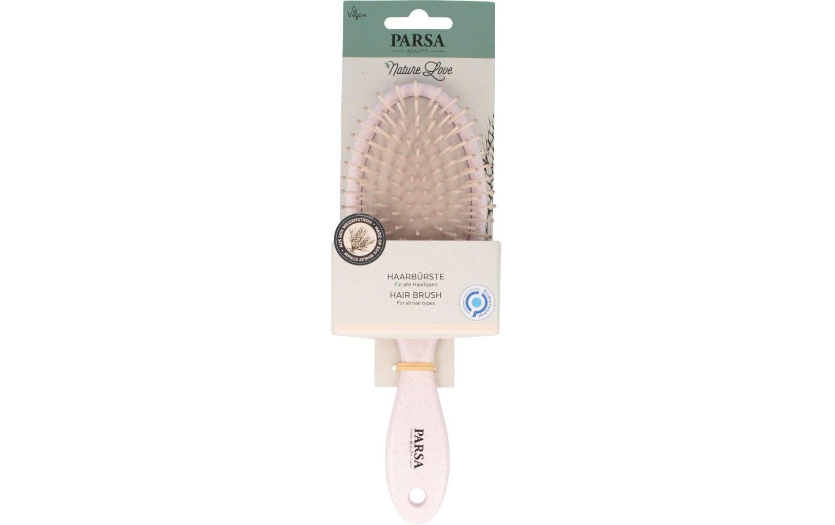 Parsa Beauty Nature Love Haarbürste gross, oval Beige