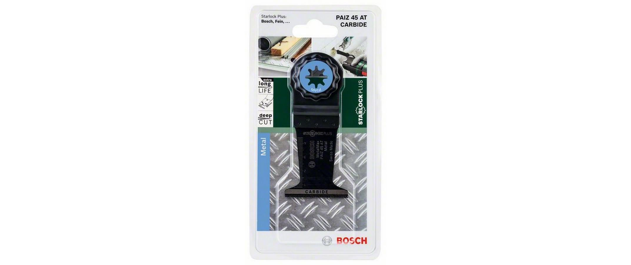 Bosch Tauchsägeblatt Starlock PAIZ 45 AT Metall Max, 45 mm Bosch Tauchsägeblatt Starlock PAIZ 45 AT Metall Max, 45 mm