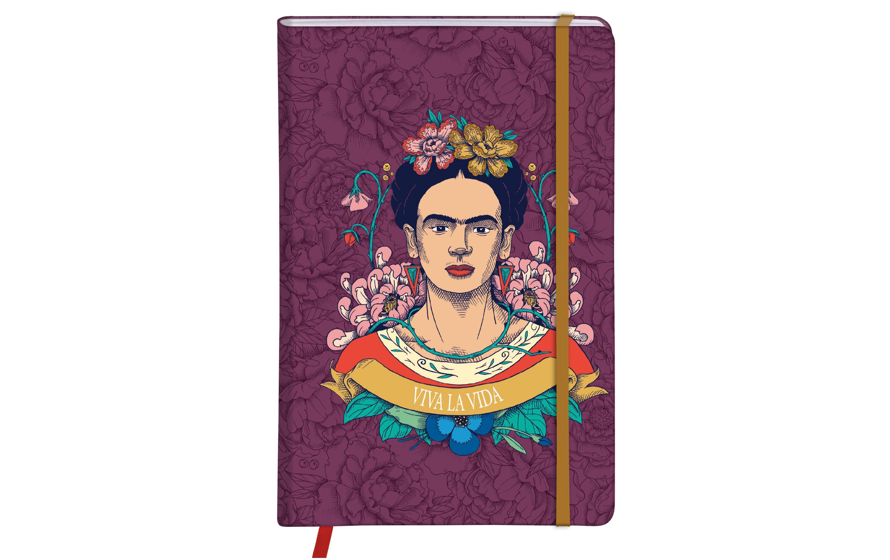 Clairefontaine Notizbuch Frida Kahlo assortiert, A6, Blanko, Mehrfarbig Clairefontaine Notizbuch Frida Kahlo assortiert, A6, Blanko, Mehrfarbig
