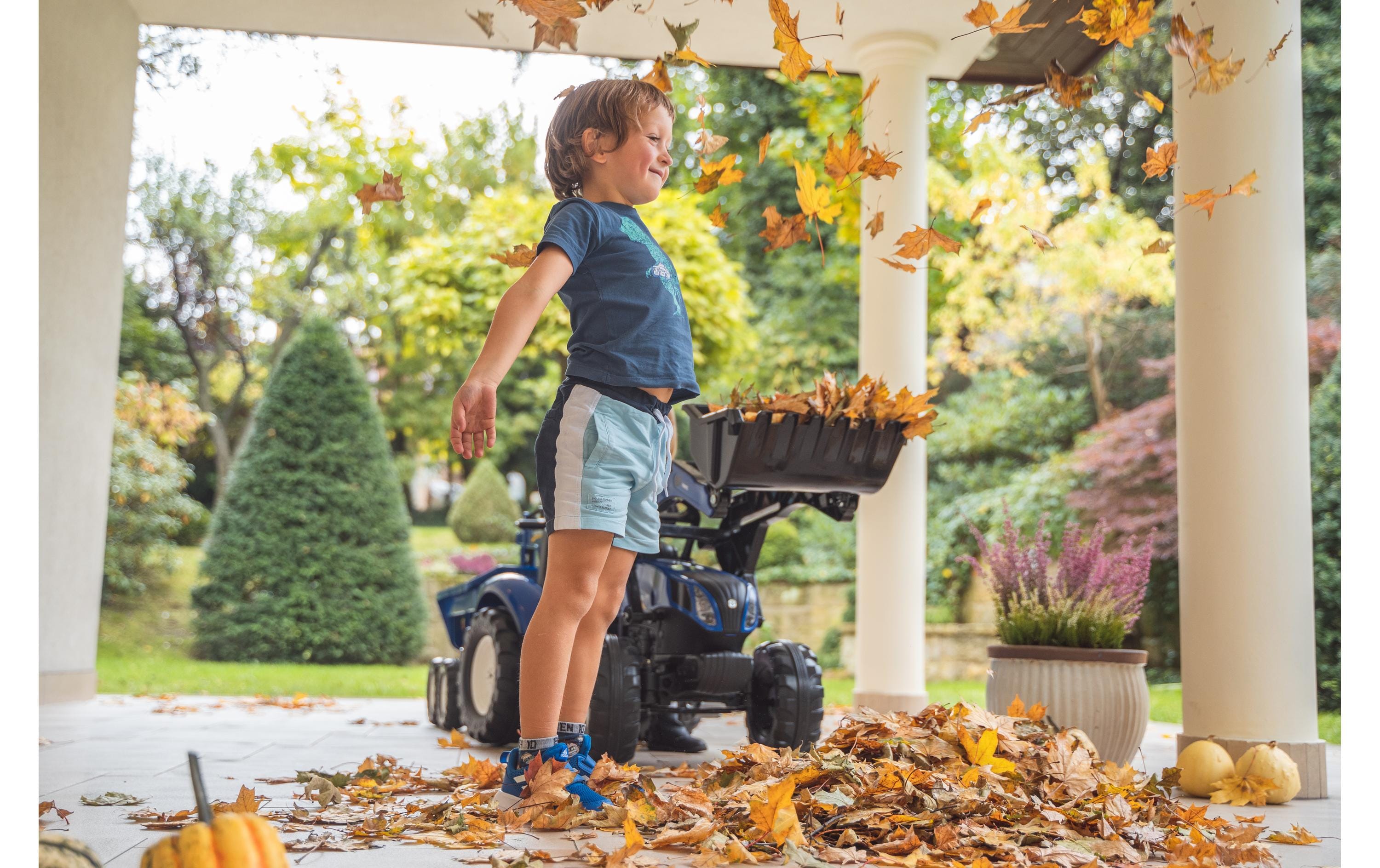 Falk New Holland Traktor + Anh. XXL