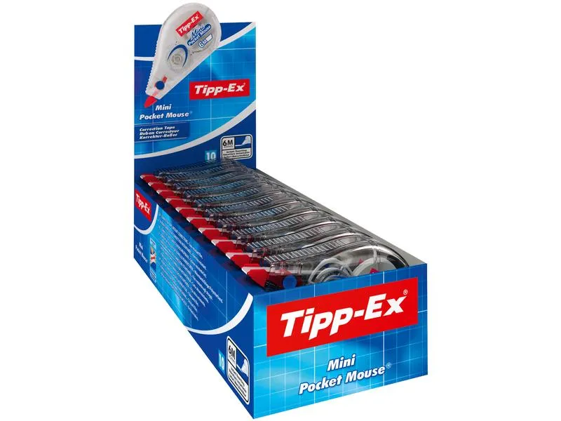 Tipp-Ex Korrekturroller Mini 5 mm, 10er Box Tipp-Ex Korrekturroller Mini 5 mm, 10er Box