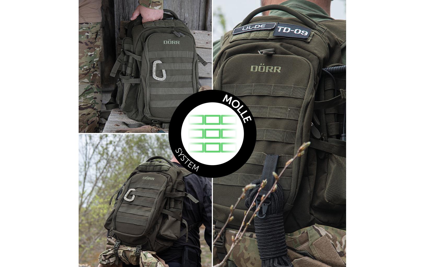 Dörr Fotorucksack ProTac Olivgrün