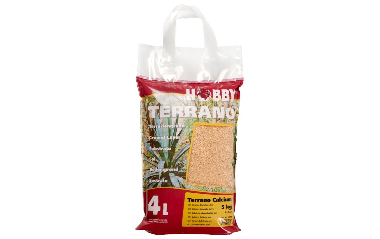 Hobby Terraristik Bodensubstrat Terrano Kalzium, Natur, Ø 2-3 mm, 5 kg Hobby Terraristik Bodensubstrat Terrano Kalzium, Natur, Ø 2-3 mm, 5 kg