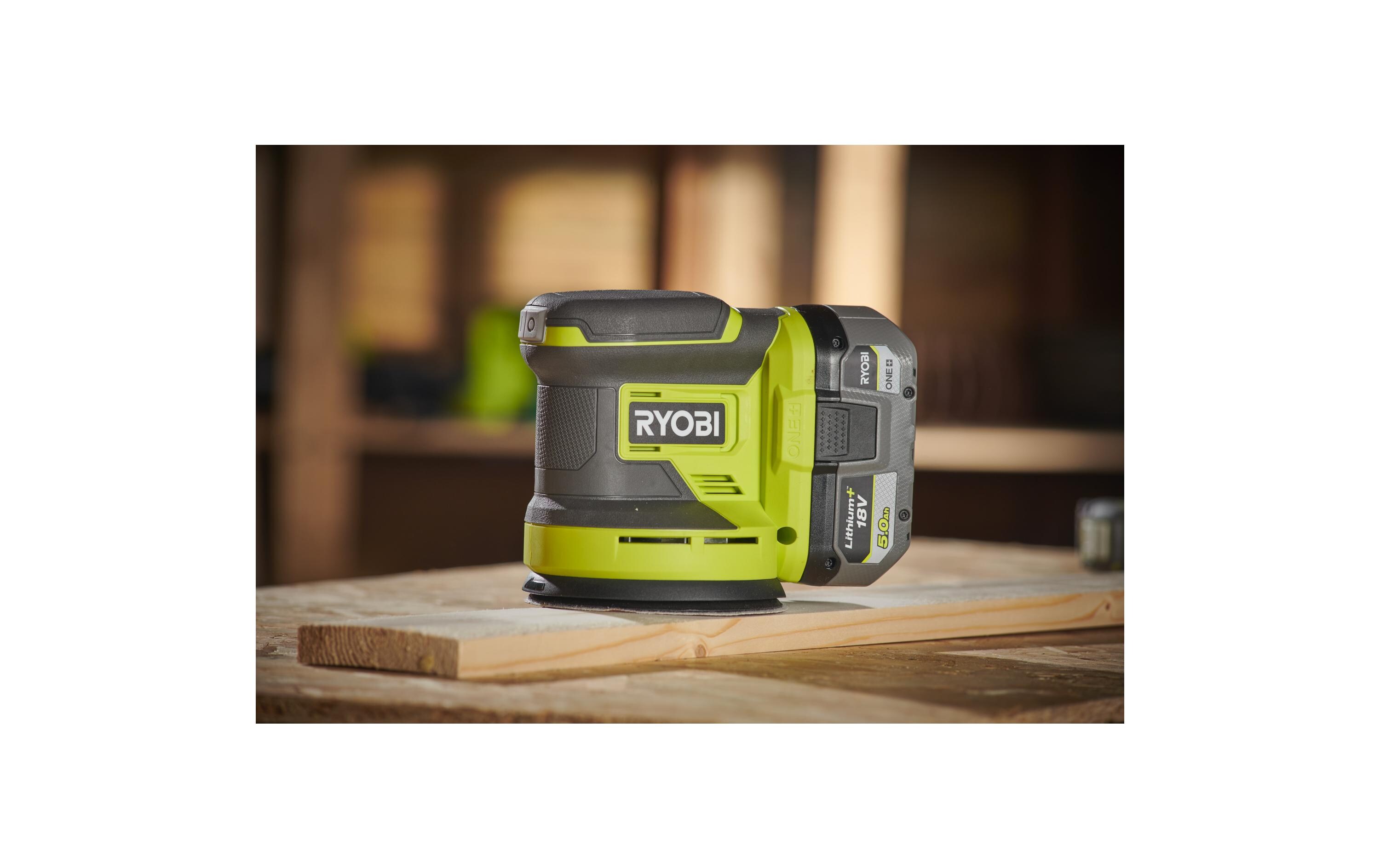 RYOBI Akku-Exzenterschleifer RROS18-0, 18 V, Solo