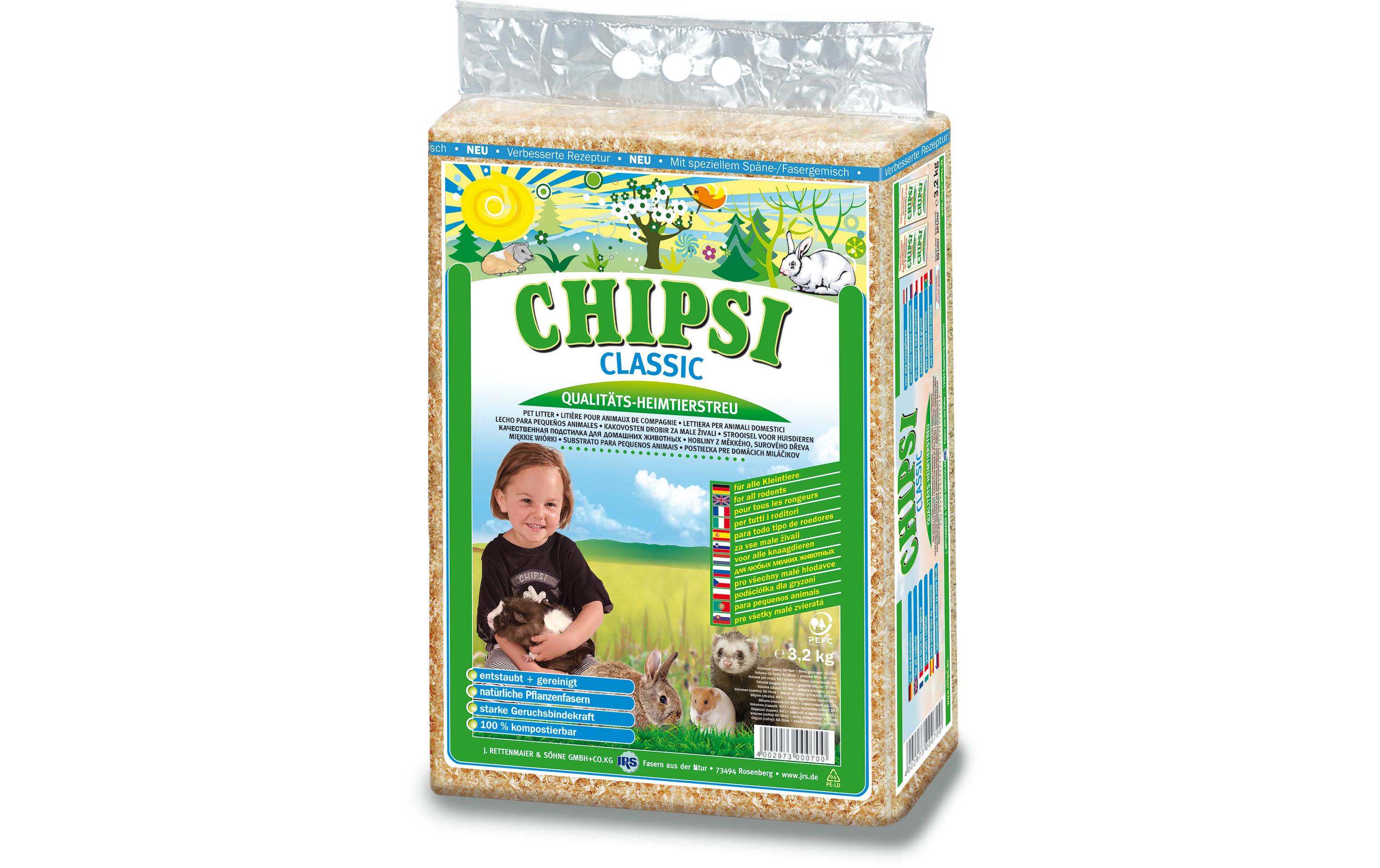CHIPSI Einstreu Classic, 3.2 kg CHIPSI Einstreu Classic, 3.2 kg