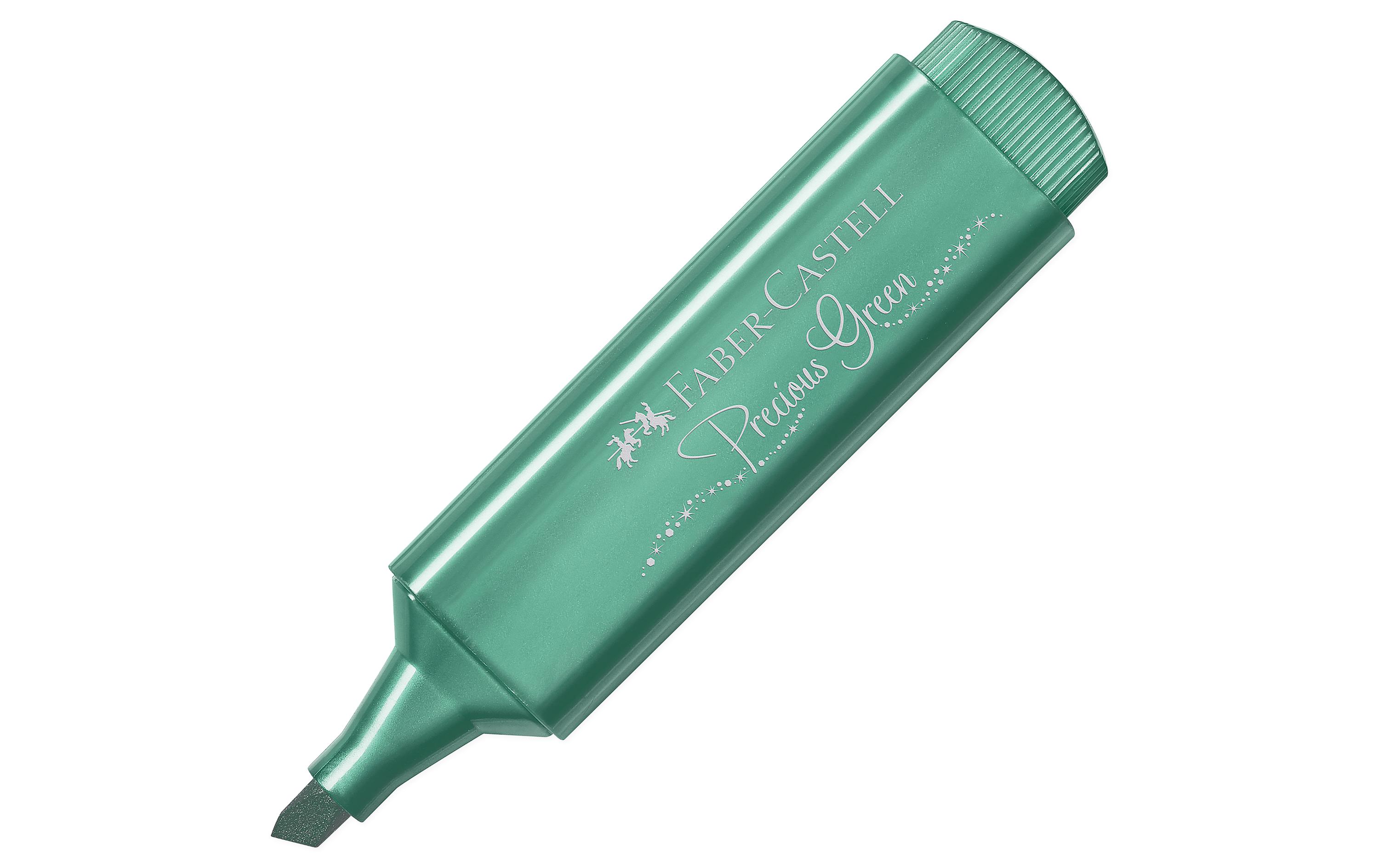 Faber-Castell Textmarker 1546 Precious Green, Metallic