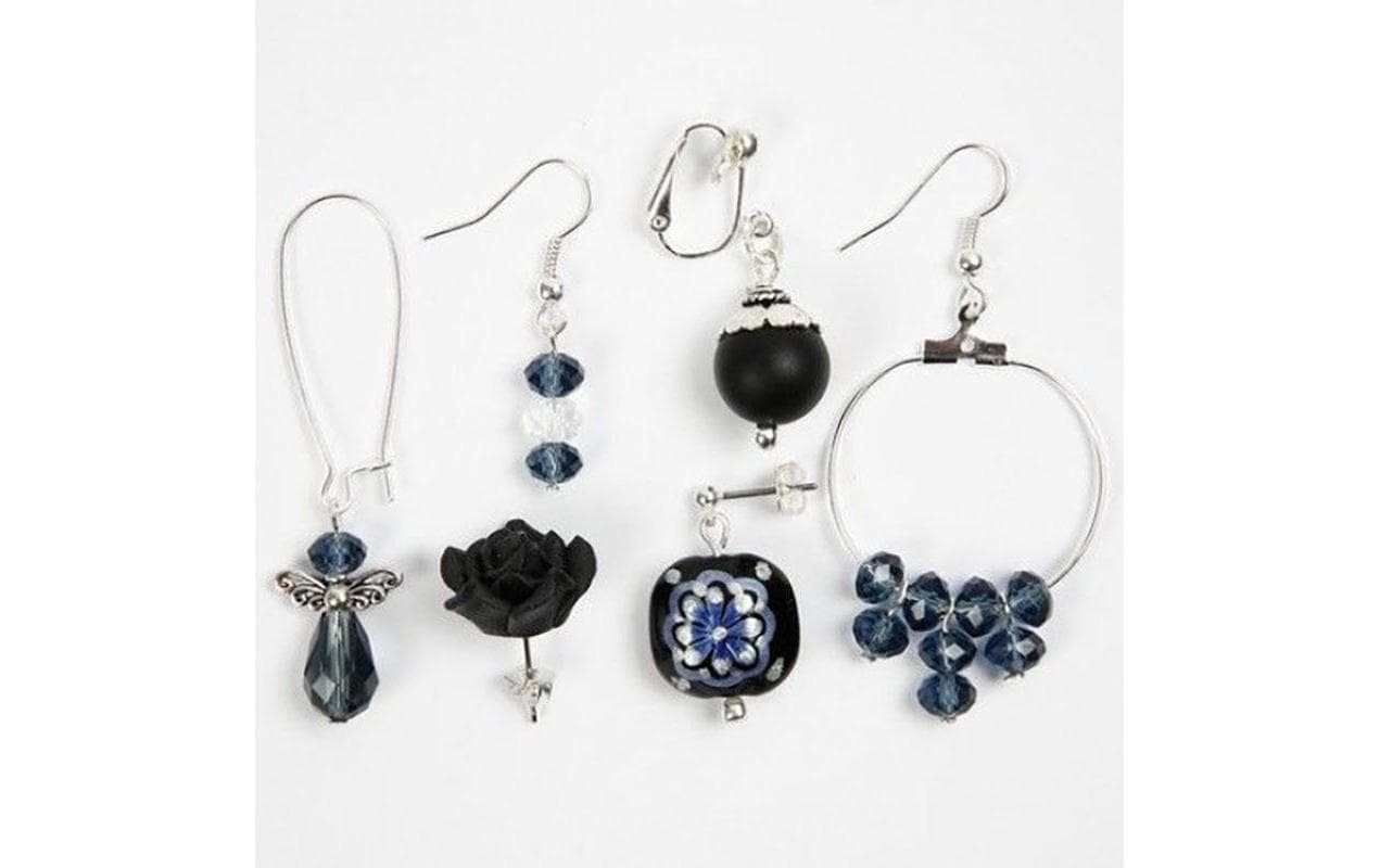 Creativ Company Ohrring 25 mm Versilbert, 6 Stk. Creativ Company Ohrring 25 mm Versilbert, 6 Stk.