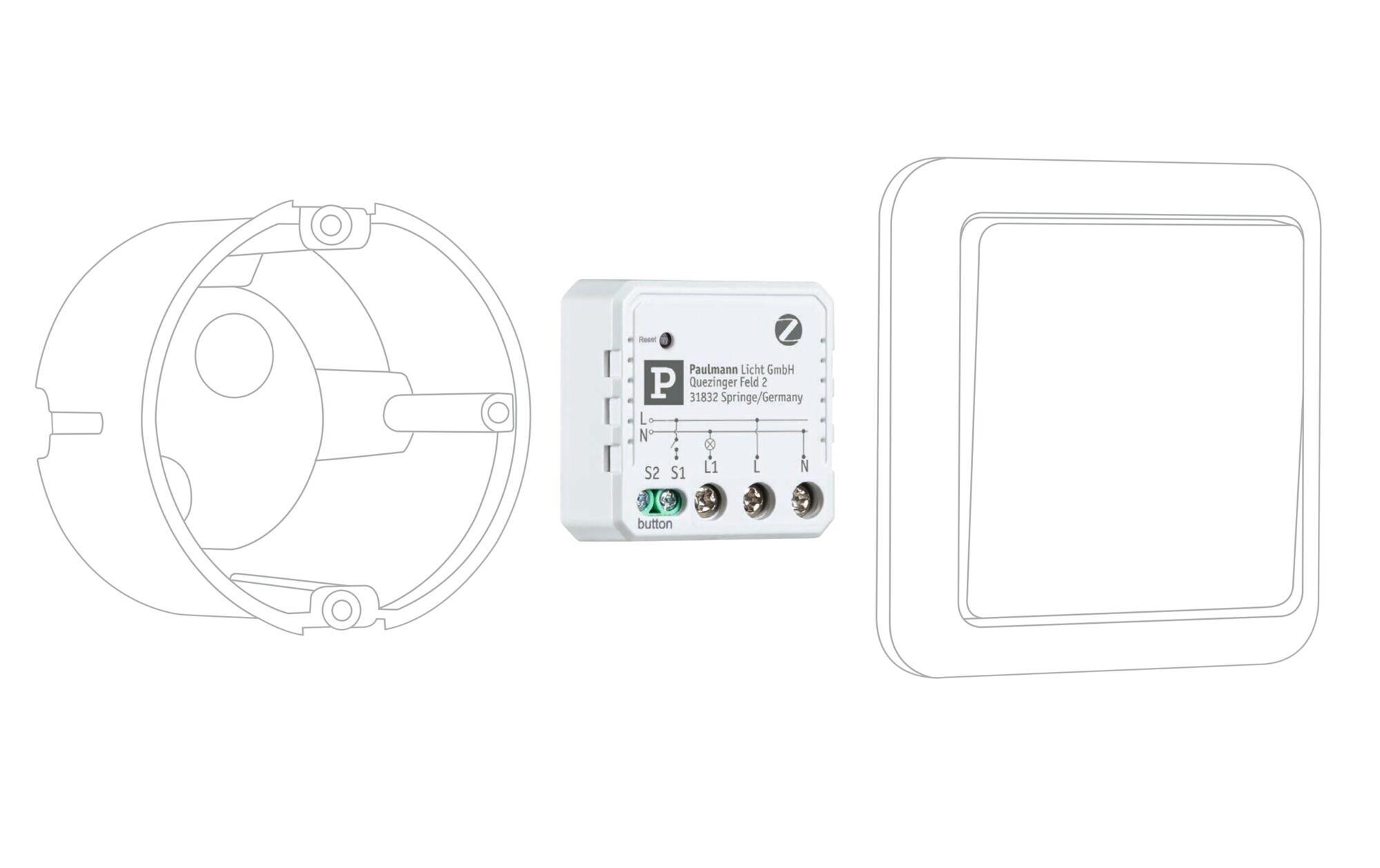 Paulmann Unterputzaktor On/Off Zigbee 3.0
