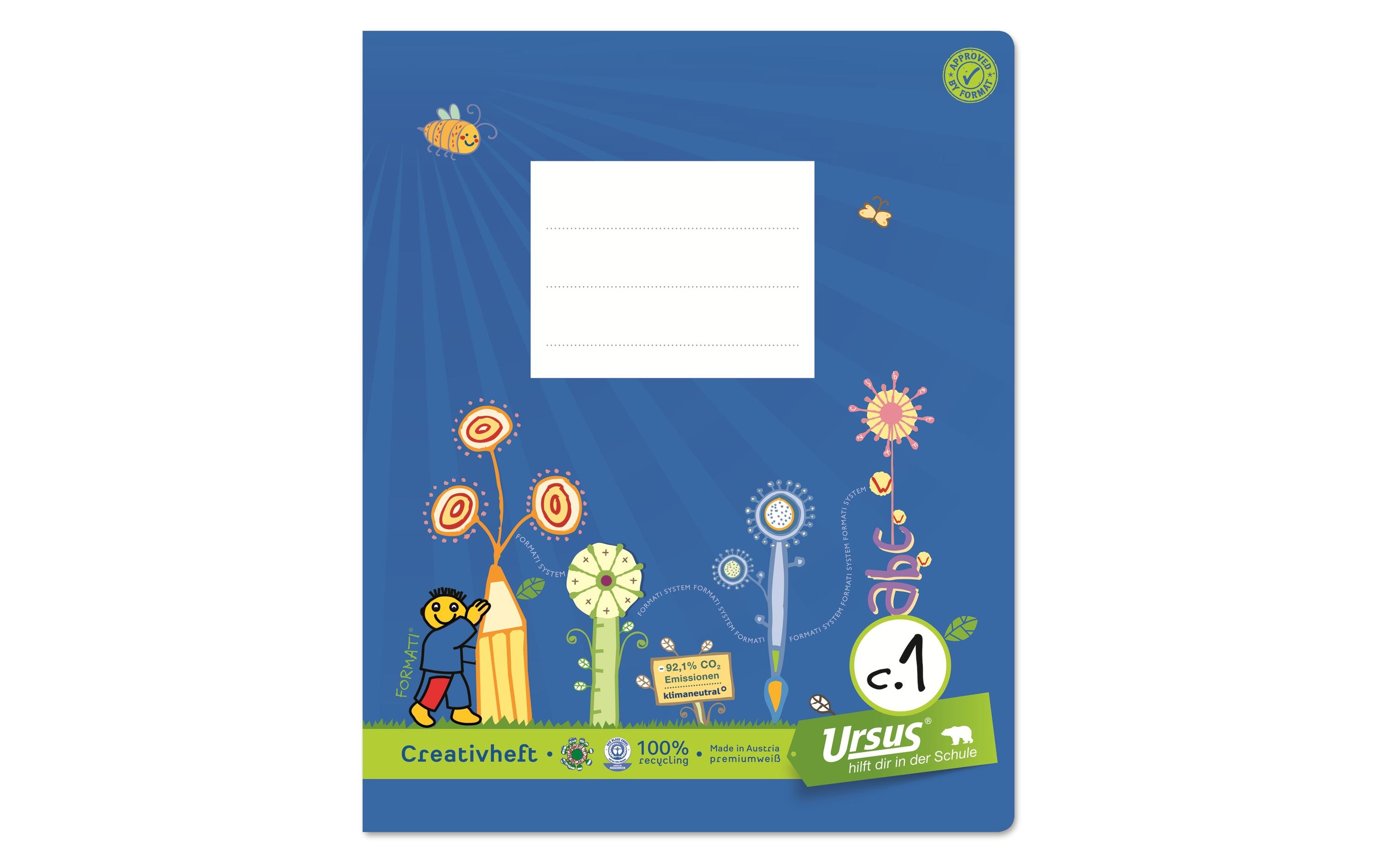 Formati C.1 19.5 x 24 cm, Liniert, Blau Formati C.1 19.5 x 24 cm, Liniert, Blau