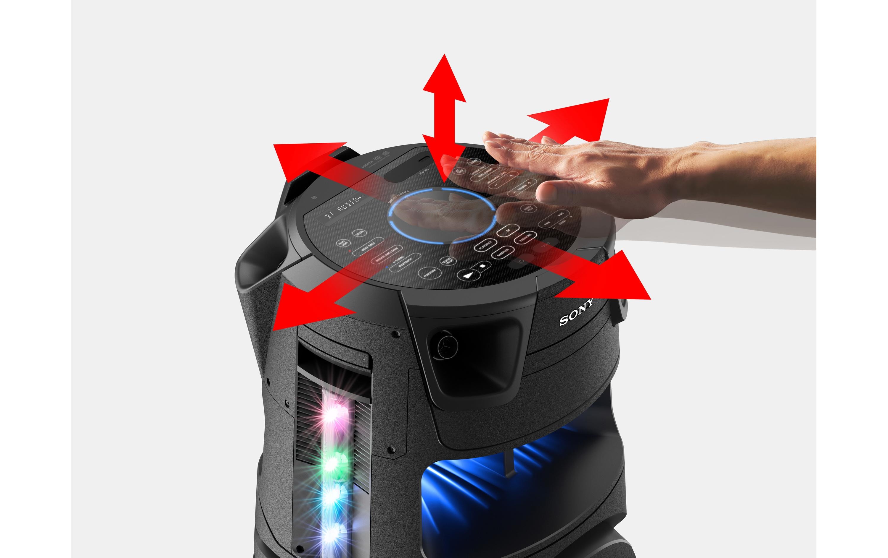 Sony Musik-System MHC-V73D Schwarz Sony Musik-System MHC-V73D Schwarz