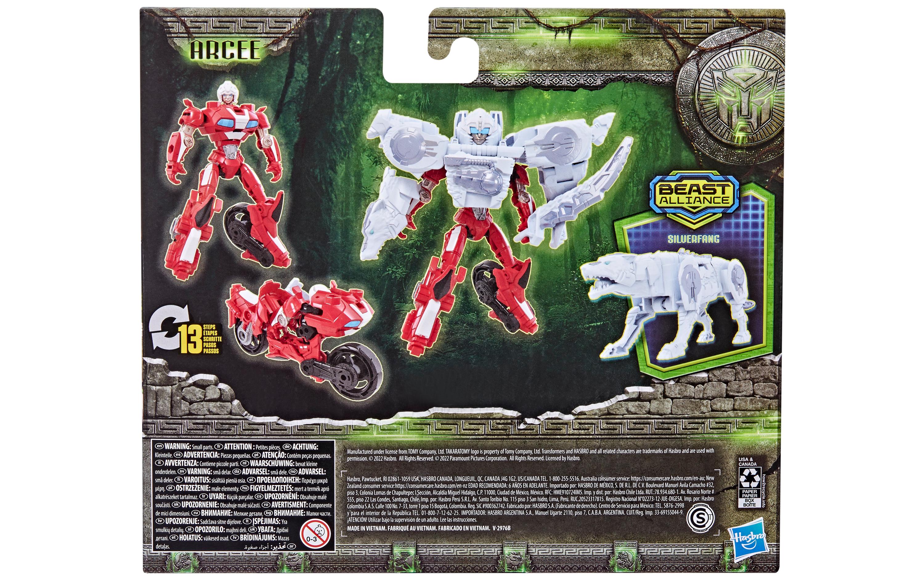 TRANSFORMERS Transformers Rise of the Beasts Arcee & Silverfang