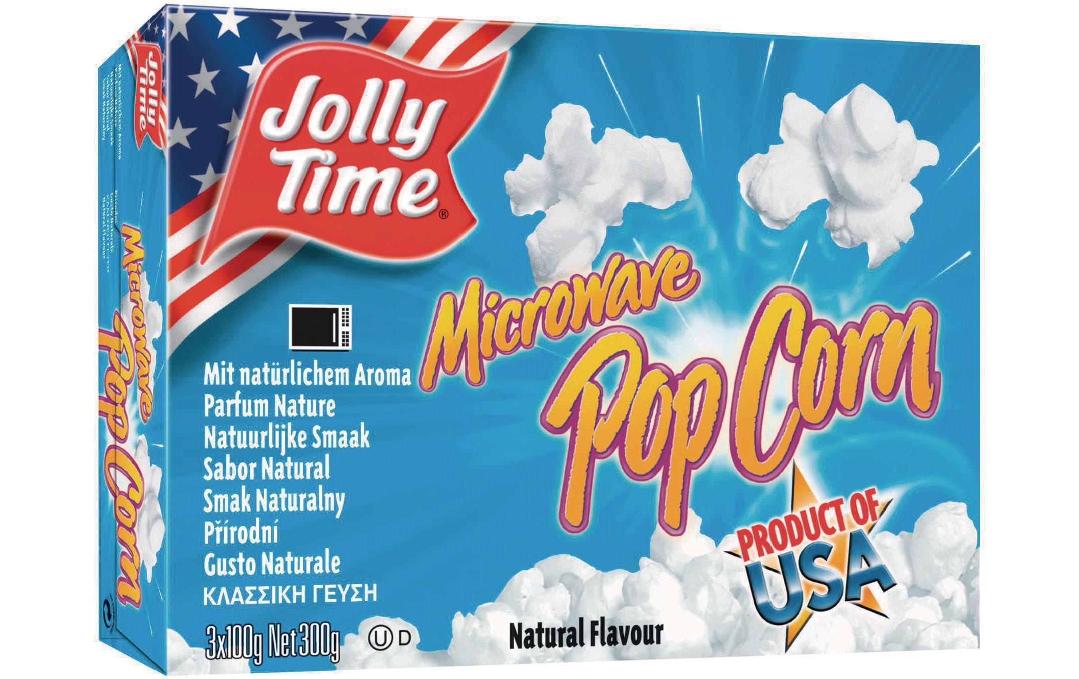 Jolly Time Pop Corn Nature Mikrowelle 300 g Jolly Time Pop Corn Nature Mikrowelle 300 g