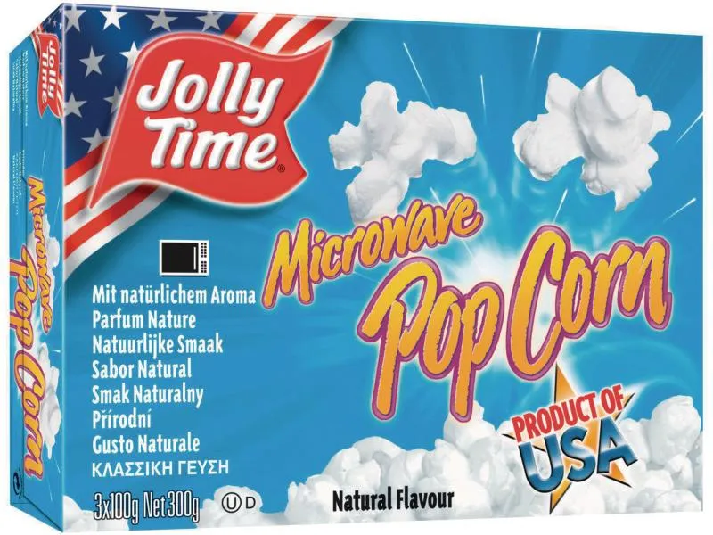 Jolly Time Pop Corn Nature Mikrowelle 300 g Jolly Time Pop Corn Nature Mikrowelle 300 g