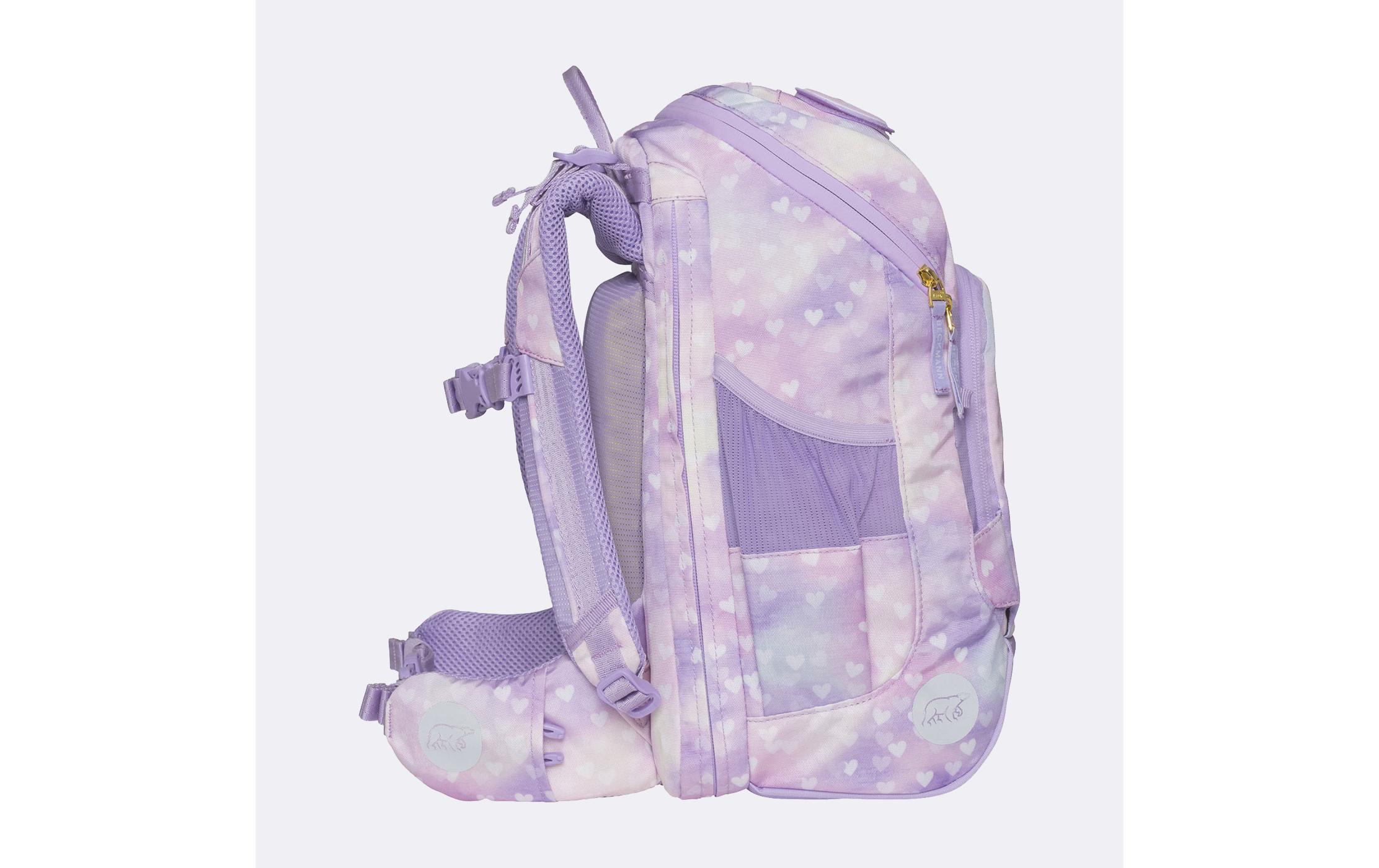 Beckmann Schulrucksack-Set Active Air Flx Unicorn Princess, 6-teilig