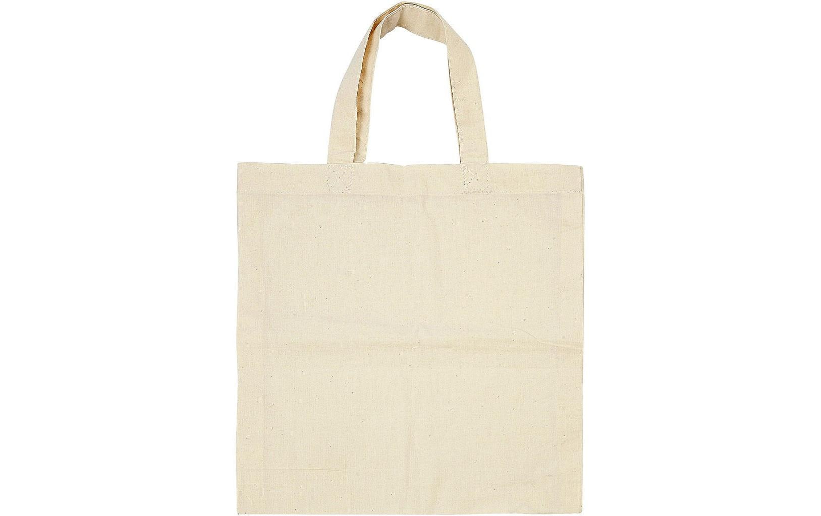 Creativ Company Stofftasche 27.5 x 30 cm 5 Stück, Beige